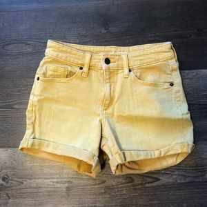 Target / Universal Thread Mustard Yellow Shorts